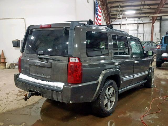 1J8HG48N96C288865 - 2006 JEEP COMMANDER GRAY photo 4