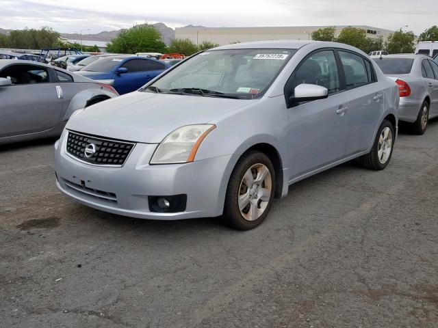 3N1AB61E08L640853 - 2008 NISSAN SENTRA 2.0 SILVER photo 2