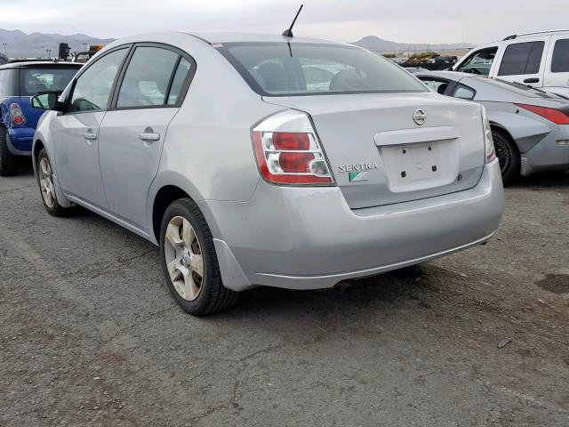 3N1AB61E08L640853 - 2008 NISSAN SENTRA 2.0 SILVER photo 3