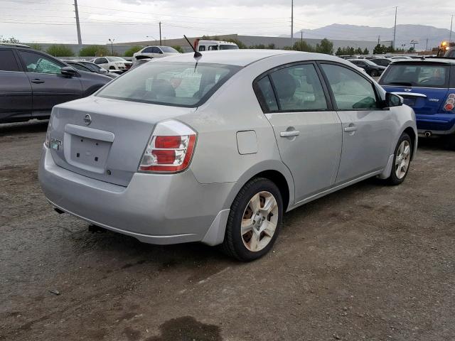 3N1AB61E08L640853 - 2008 NISSAN SENTRA 2.0 SILVER photo 4