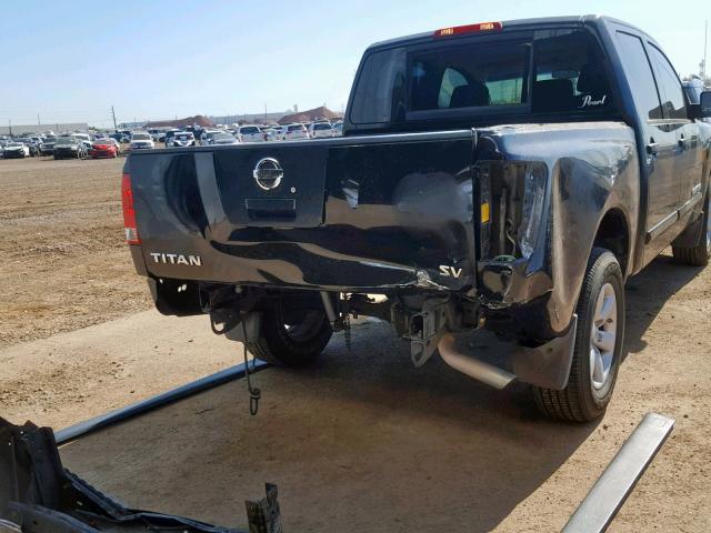 1N6AA0EKXBN324894 - 2011 NISSAN TITAN S BLACK photo 9