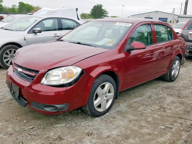 1G1AL58FX77298052 - 2007 CHEVROLET COBALT LT RED photo 2