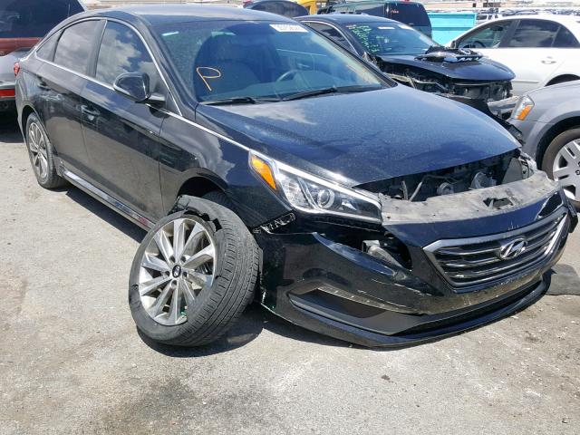 5NPE34AF2HH464641 - 2017 HYUNDAI SONATA SPO BLACK photo 1