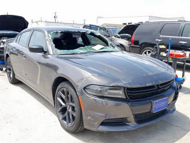 2C3CDXBG1KH522787 - 2019 DODGE CHARGER SX GRAY photo 1