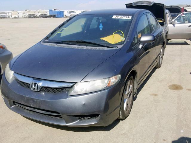 2HGFA16629H320035 - 2009 HONDA CIVIC LX-S 灰色 照片 2