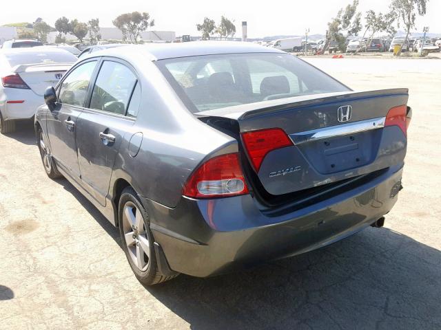 2HGFA16629H320035 - 2009 HONDA CIVIC LX-S 灰色 照片 3