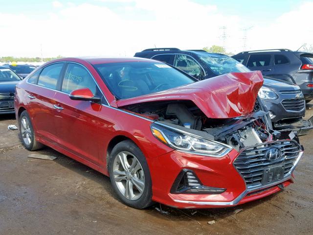 5NPE34AF6JH615342 - 2018 HYUNDAI SONATA SPO RED photo 1