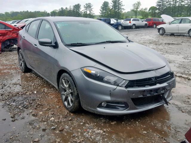 1C3CDFBA2DD323446 - 2013 DODGE DART SXT GRAY photo 1