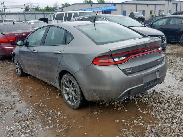 1C3CDFBA2DD323446 - 2013 DODGE DART SXT GRAY photo 3