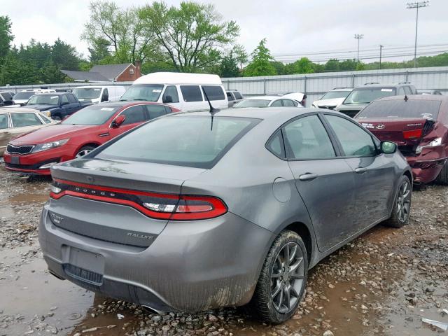 1C3CDFBA2DD323446 - 2013 DODGE DART SXT GRAY photo 4