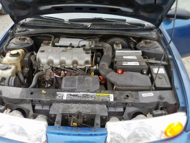 1G8ZH528X2Z128447 - 2002 SATURN SL1 BLUE photo 7