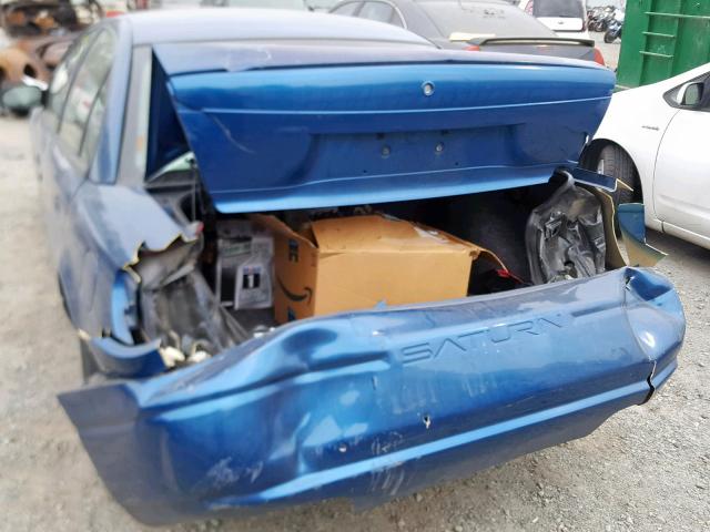 1G8ZH528X2Z128447 - 2002 SATURN SL1 BLUE photo 9