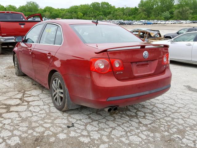 3VWSF71K16M657098 - 2006 VOLKSWAGEN JETTA 2.5 RED photo 3