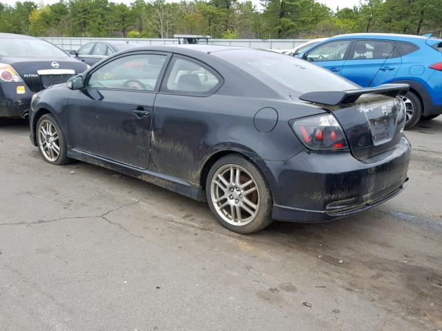 JTKDE177670218605 - 2007 TOYOTA SCION TC BLACK photo 3