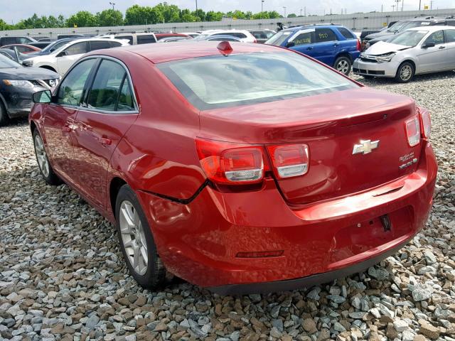 1G11D5RR5DF102879 - 2013 CHEVROLET MALIBU 1LT Қызыл фото 3