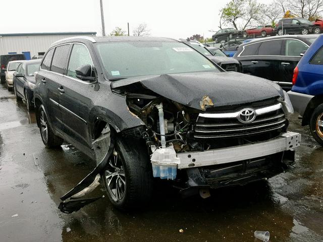 5TDJKRFH8GS263957 - 2016 TOYOTA HIGHLANDER BLACK photo 1