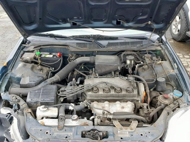 2HGEJ6526WH558134 - 1998 HONDA CIVIC GREEN photo 7