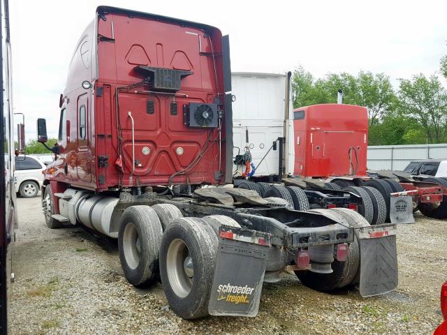 1FUJGLDR1CSBR7520 - 2012 FREIGHTLINER CASCADIA 1 RED photo 3