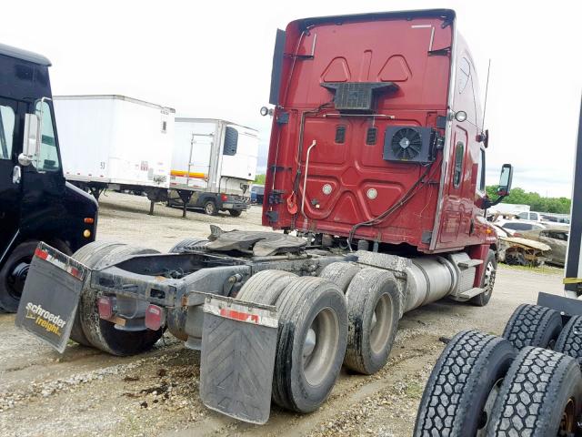 1FUJGLDR1CSBR7520 - 2012 FREIGHTLINER CASCADIA 1 RED photo 4