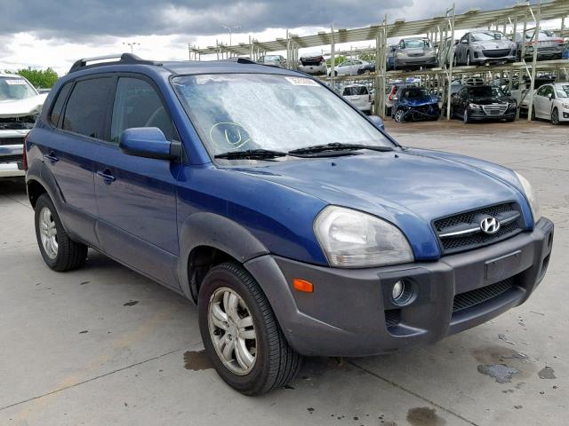 KM8JN72D86U424134 - 2006 HYUNDAI TUCSON GLS BLUE photo 1