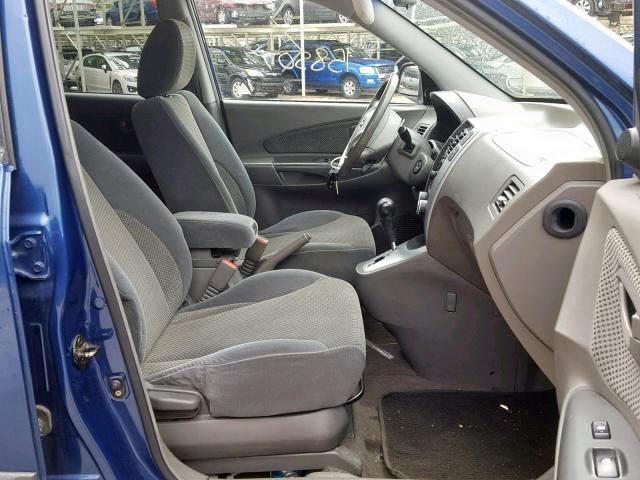 KM8JN72D86U424134 - 2006 HYUNDAI TUCSON GLS BLUE photo 5