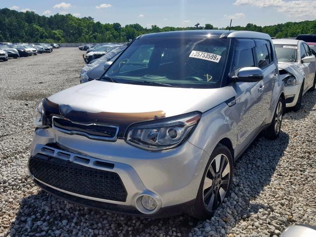 KNDJX3A58E7706482 - 2014 KIA SOUL ! GRAY photo 2