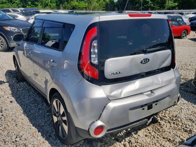 KNDJX3A58E7706482 - 2014 KIA SOUL ! GRAY photo 3