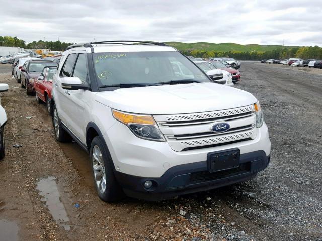 1FMHK8F80BGA37032 - 2011 FORD EXPLORER L WHITE photo 1