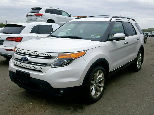 1FMHK8F80BGA37032 - 2011 FORD EXPLORER L WHITE photo 2