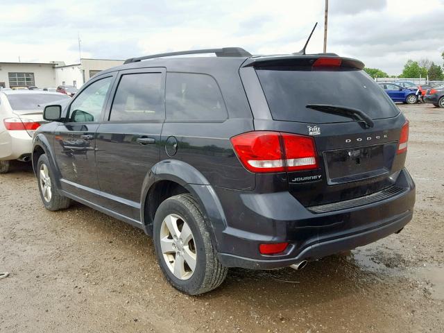 3D4PG1FG6BT552258 - 2011 DODGE JOURNEY MA BLACK photo 3