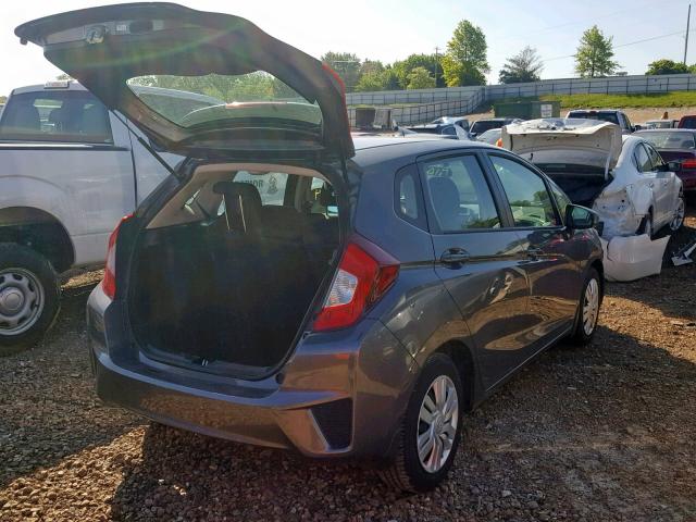 3HGGK5H56FM772144 - 2015 HONDA FIT LX GRAY photo 4