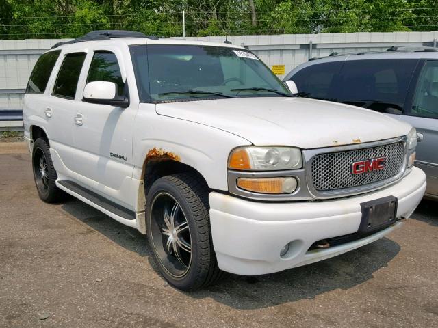 1GKEK63U73J134718 - 2003 GMC YUKON DENA WHITE photo 1