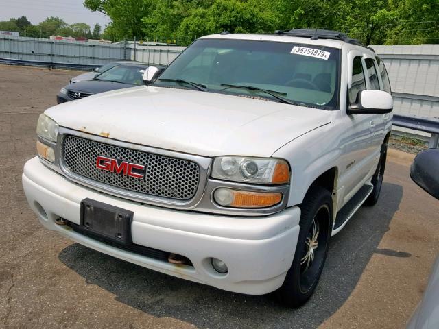 1GKEK63U73J134718 - 2003 GMC YUKON DENA WHITE photo 2