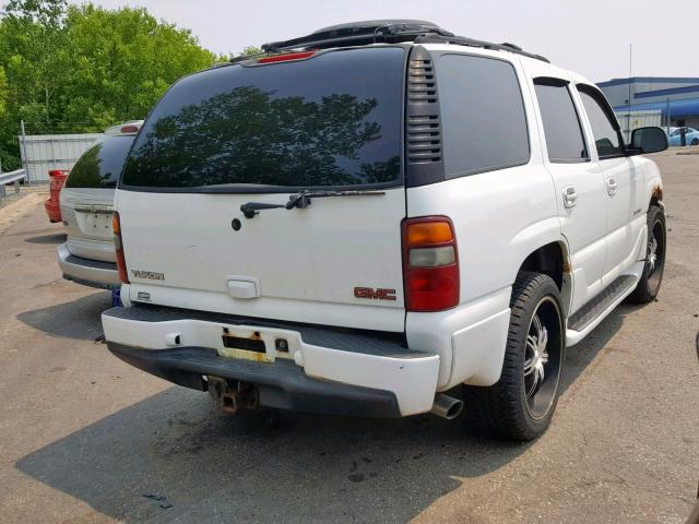 1GKEK63U73J134718 - 2003 GMC YUKON DENA WHITE photo 4