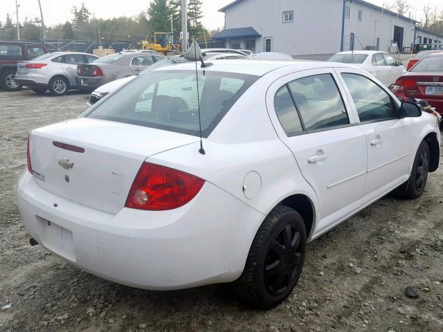 1G1AT58H997198593 - 2009 CHEVROLET COBALT LT WHITE photo 4