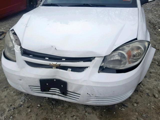 1G1AT58H997198593 - 2009 CHEVROLET COBALT LT WHITE photo 9