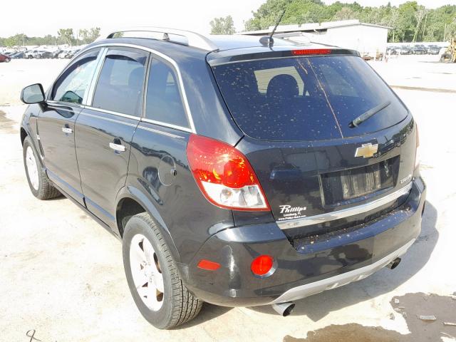 3GNAL3E51CS650025 - 2012 CHEVROLET CAPTIVA SP BLACK photo 3