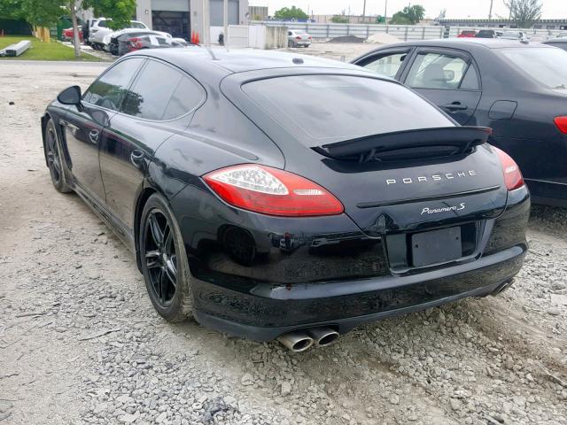 WP0AB2A75DL060219 - 2013 PORSCHE PANAMERA S BLACK photo 3