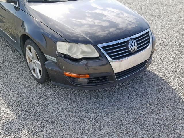 WVWAK73C88E187032 - 2008 VOLKSWAGEN PASSAT KOM BLACK photo 9