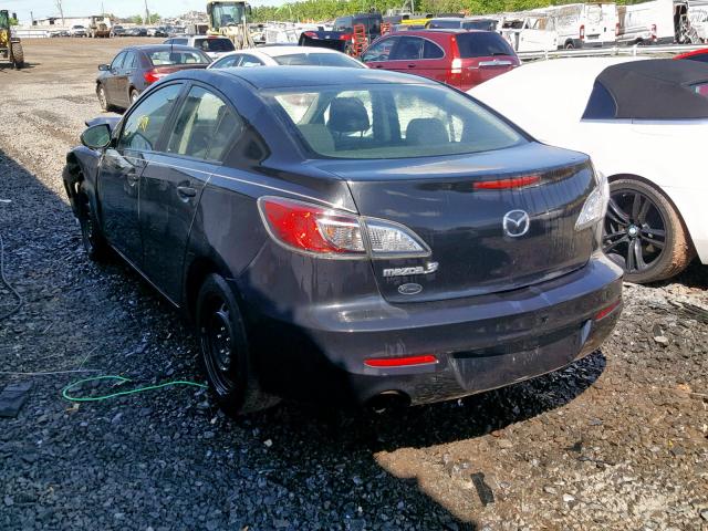 JM1BL1UF7C1584531 - 2012 MAZDA 3 I BLACK photo 3