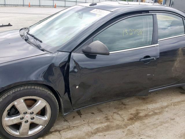 1G2ZH57N394118164 - 2009 PONTIAC G6 GT BLACK photo 9