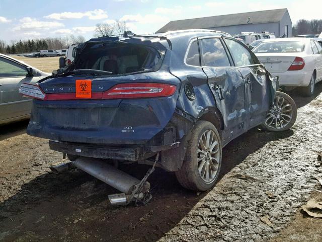 5LMCJ1A99FUJ36554 - 2015 LINCOLN MKC BLUE photo 4