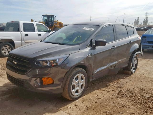 1FMCU0F7XJUD29722 - 2018 FORD ESCAPE S GRAY photo 2