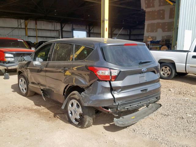 1FMCU0F7XJUD29722 - 2018 FORD ESCAPE S GRAY photo 3