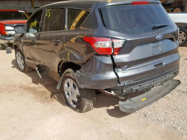 1FMCU0F7XJUD29722 - 2018 FORD ESCAPE S GRAY photo 9