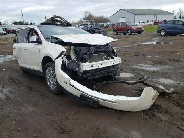 2LMDU88C69BJ10937 - 2009 LINCOLN MKX WHITE photo 1