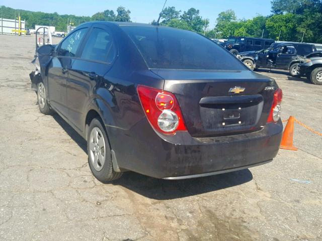 1G1JA5SH3E4172677 - 2014 CHEVROLET SONIC LS BLUE photo 3