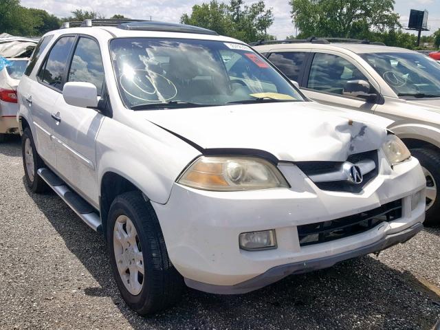 2HNYD189X6H509351 - 2006 ACURA MDX TOURIN WHITE photo 1