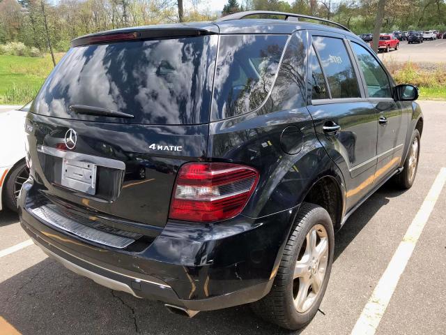 4JGBB86E66A000605 - 2006 MERCEDES-BENZ ML 350 BLACK photo 4