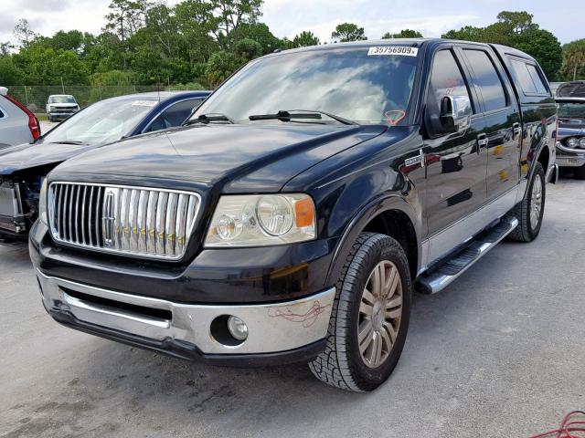 5LTPW16556FJ18277 - 2006 LINCOLN MARK LT BLACK photo 2